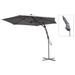 ProGarden Parasol suspendu Gris 300 cm - Photo n°2