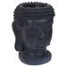 ProGarden Pot à fleurs Figurine de Bouddha 25x26x35 cm Anthracite - Photo n°2