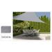 ProGarden Toile d'ombrage 3,6x3,6x3,6 m Gris Triangle - Photo n°1