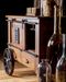 Range bouteilles bois manguier 2 portes 1 tiroir Juna L 122 cm - Photo n°2