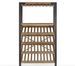 Range bouteilles KANTIN – bois massif – 114 x 199 cm - Photo n°1