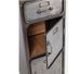 Rangement 3 casiers vintage acier argenté Zaka 35 cm - Photo n°3