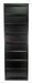 Rangement de bureau 8 tiroirs à clapets métal noir Kazy H 135 cm - Photo n°3