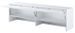 Rangement pour lit escamotable horizontal 140 blanc brillant Noby 211 cm - Photo n°2