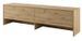 Rangement pour lit escamotable horizontal 140 chêne artisan Noby 211 cm - Photo n°1