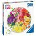 Ravensburger - Puzzle rond 500 pieces - Fruits et légumes (Circle of Colors) - Photo n°1