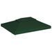 Recouvrement de remplacement d'auvent 310 g/m² 3 x 4 m Vert - Photo n°4