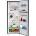 Réfrigérateur combiné BEKO RDNT470E30ZXBRN - Double porte - 422 litres - L76cm - Noir - Photo n°3
