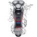 REMINGTON Rasoir rotatif Ultimate R8 - Rechargeable - Tete tondeuse avec guide de coupe - Photo n°3