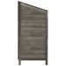 Remise de jardin Anthracite 55x52x112 cm Bois de sapin solide - Photo n°5