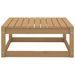 Repose-pied de jardin 70x70x30cm Marron miel Bois de pin solide - Photo n°2