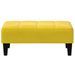 Repose-pied jaune 77x55x31 cm velours - Photo n°4