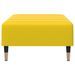 Repose-pied jaune 77x55x31 cm velours - Photo n°5