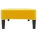 Repose-pied Jaune 78x56x32 cm Velours 2 - Photo n°3