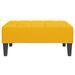 Repose-pied Jaune 78x56x32 cm Velours - Photo n°3