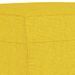 Repose-pied Jaune clair 60x50x41 cm Tissu - Photo n°5