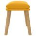 Repose-pied Jaune moutarde 45x29,5x35 cm Velours - Photo n°4