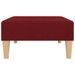 Repose-pied Rouge bordeaux 78x56x32 cm Tissu 4 - Photo n°3