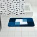RIDDER Tapis de salle de bains Coins 60 x 90 cm Bleu 7103303 - Photo n°1