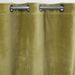 Rideau velours en coton - Vert - 150 x 250 cm - Photo n°4