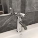Robinet de lavabo de salle de bain Finition chromée 130x180 mm - Photo n°2