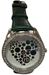 Roccobarocco Rome Heart-8 Quartz Lady With Strass Black Leather Strap - Photo n°1