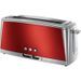 RUSSELL HOBBS 23250-56 Toaster Grille-Pain Luna Spécial Baguette Cuisson Rapide Chauffe Viennoiserie - Rouge - Photo n°1