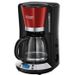 RUSSELL HOBBS 24031-56 - Cafetiere programmable Colours Plus - Technologie WhirlTech - 15 tasses - 1100 W - Rouge - Photo n°1