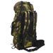 Sac à dos de randonnée vert camouflage 60 L tissu oxford - Photo n°3