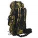 Sac à dos de randonnée vert camouflage 80 L tissu oxford - Photo n°3