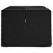 Sac de rangement pour coussins de jardin noir 135x40x55 cm PE - Photo n°3