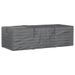 Sac de rangement pour coussins de jardin noir 135x40x55 cm PE - Photo n°4