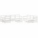 Salon de jardin 10 pcs Blanc Bois de pin massif - Photo n°1