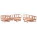 Salon de jardin 10 pcs bois massif douglas - Photo n°1