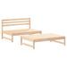 Salon de jardin 2 pcs bois de pin massif - Photo n°1