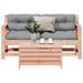 Salon de jardin 3 pcs avec coussins bois massif douglas - Photo n°1