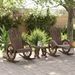 Salon de jardin 3 pcs bois de sapin massif - Photo n°3