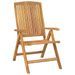 Salon de jardin 3 pcs bois de teck solide - Photo n°4