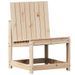 Salon de jardin 3 pcs bois massif de pin - Photo n°4