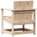 Salon de jardin 3 pcs bois massif de pin - Photo n°6