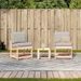 Salon de jardin 3 pcs bois massif douglas - Photo n°3