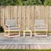 Salon de jardin 3 pcs bois massif douglas - Photo n°3