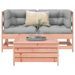 Salon de jardin 3 pcs bois massif sapin de douglas - Photo n°1