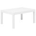 Salon de jardin 3 pcs Plastique Blanc 3 - Photo n°8