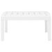 Salon de jardin 3 pcs Plastique Blanc 3 - Photo n°9