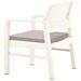 Salon de jardin 3 pcs Plastique Blanc 2 - Photo n°5