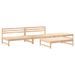 Salon de jardin 4 pcs bois massif de pin - Photo n°1