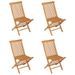 Salon de jardin 5 pcs Bois de teck massif 11 - Photo n°5