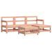Salon de jardin 5 pcs bois massif douglas - Photo n°1