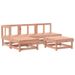 Salon de jardin 5 pcs bois massif douglas - Photo n°1
